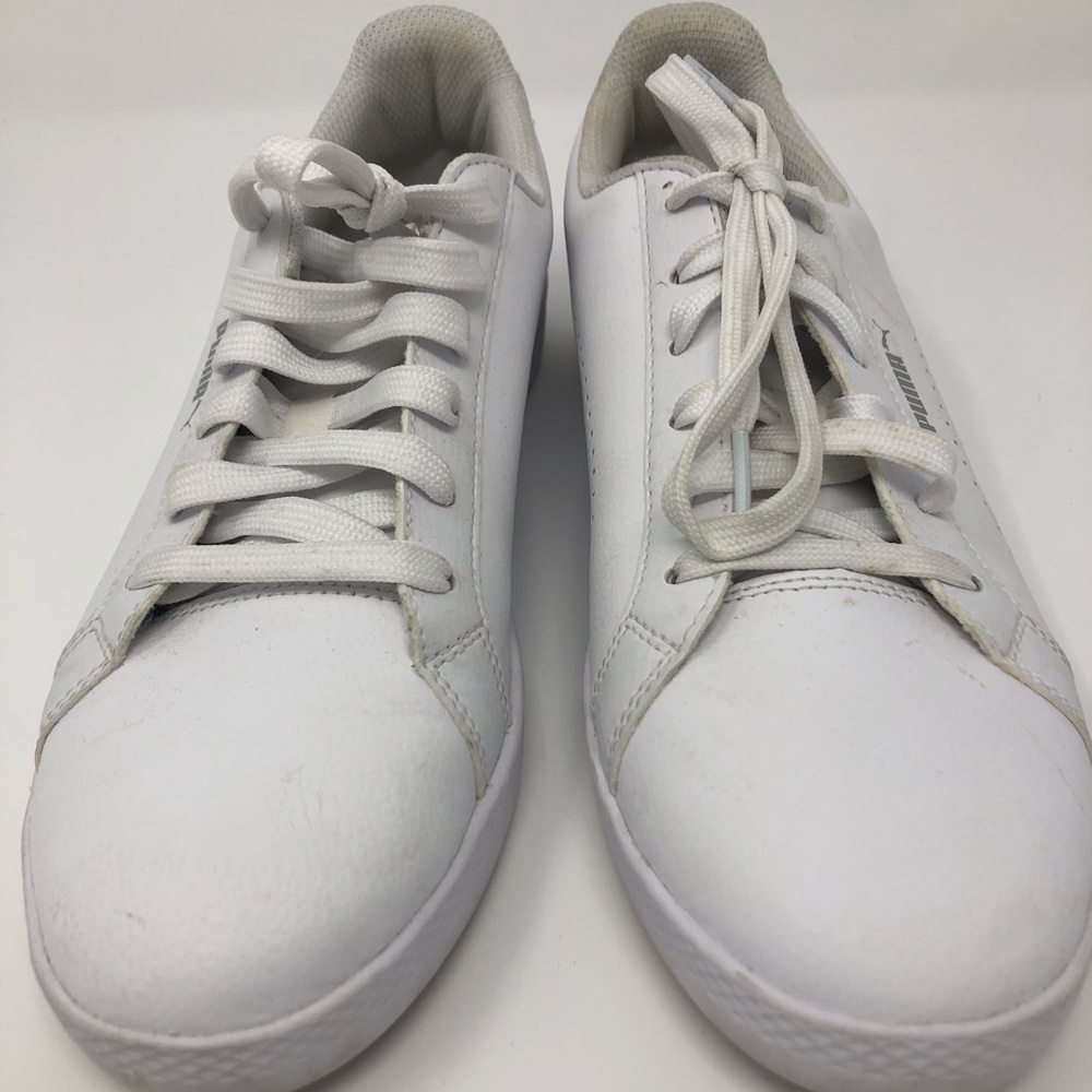 White Puma Tennis Shoes